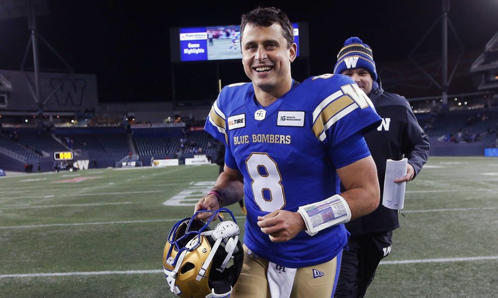 Bombers QB, Zach Collaros, Making Quite the Impression as Season Progresses