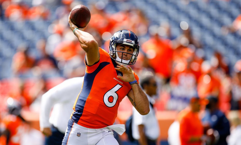 Quarterback Chad Kelly having fun playing football with Toronto