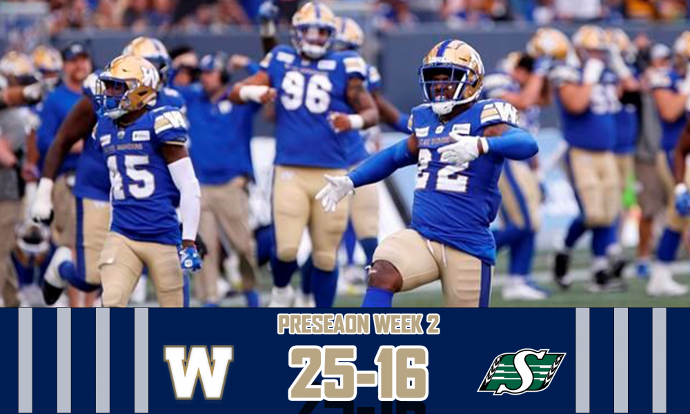 CFL playoffs: Bombers beat Roughriders on pass off goal post - Sports  Illustrated