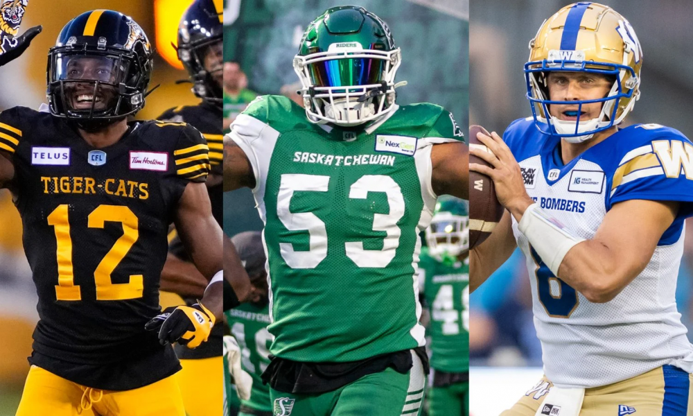 2022 CFL Team Award Winners, Six Players From Each Club Recognized