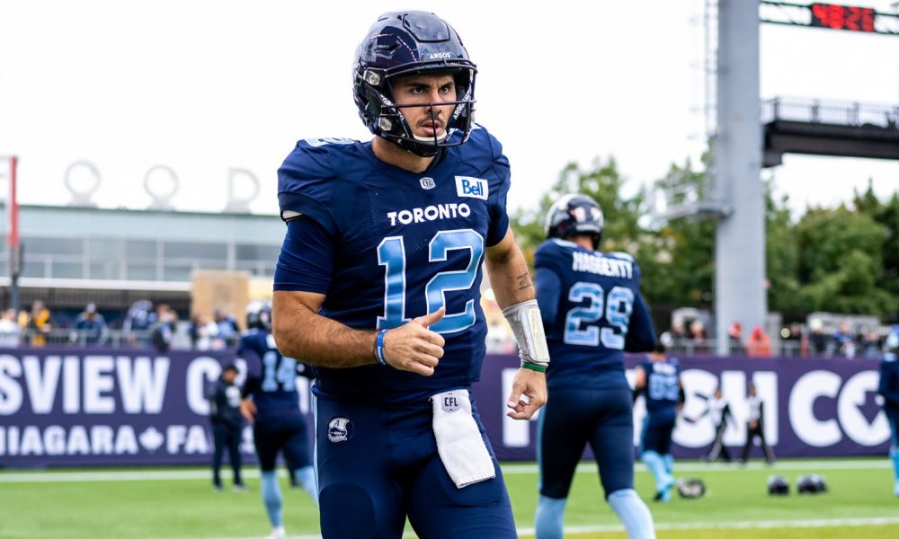 Argonauts remain undefeated, hold off Alouettes for 35-27 win - The Globe  and Mail