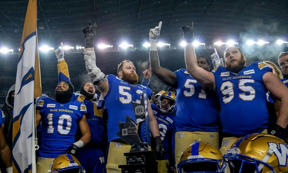 Blue Bombers win CFL West final by beating B.C. Lions 28-20