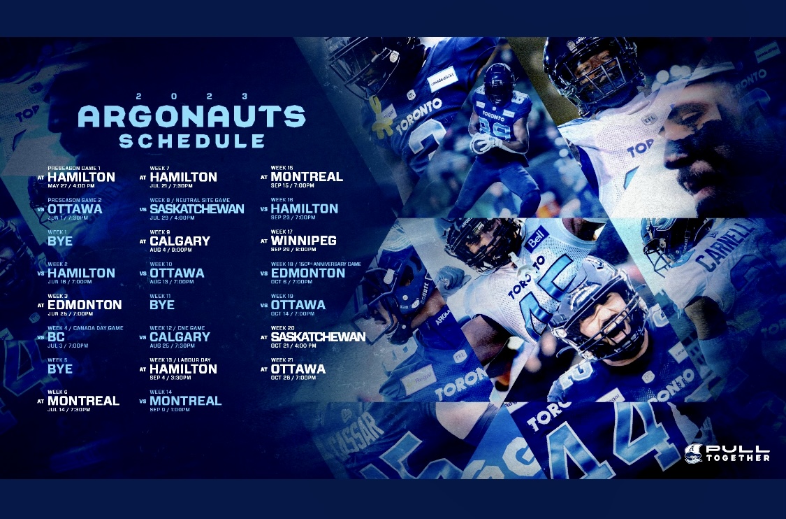 Breaking Down The 2023 Toronto Argonauts Schedule, The Good, Bad, And The Ugly