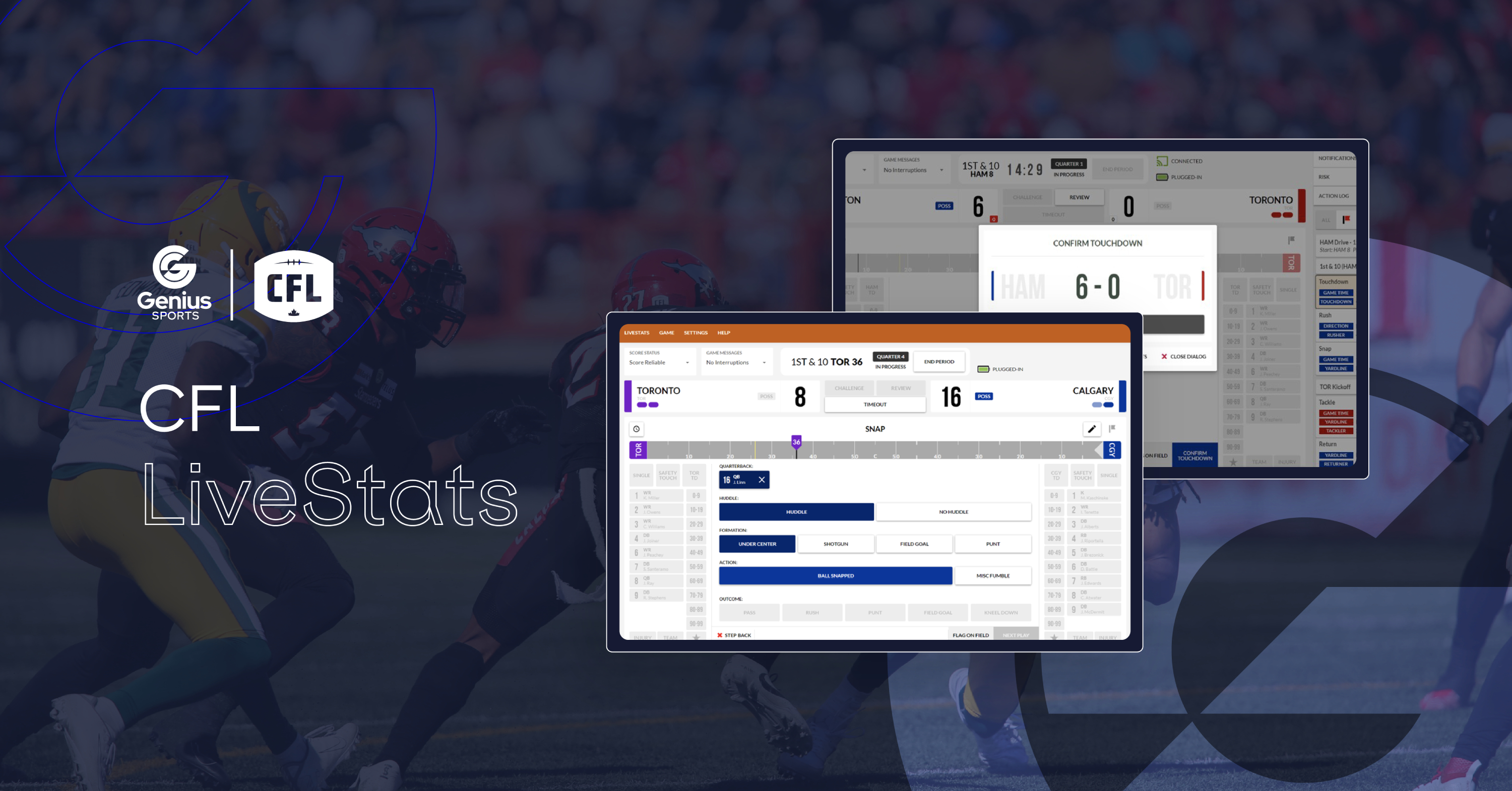 CFL And Genius Sports Unveil Cutting-edge Official Data And Technology Ecosystem