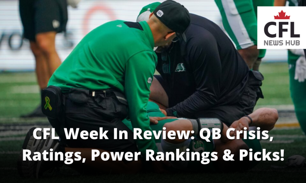 CFL Week In Review: Week 7 Ratings, Power Rankings, Week 8 Game