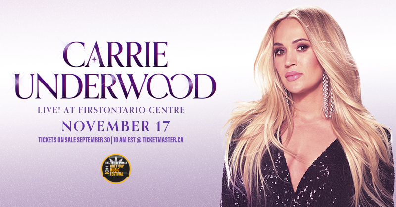 Carrie Underwood to Headline Created in the Hammer Grey Cup New music Festival: A Total Breakdown