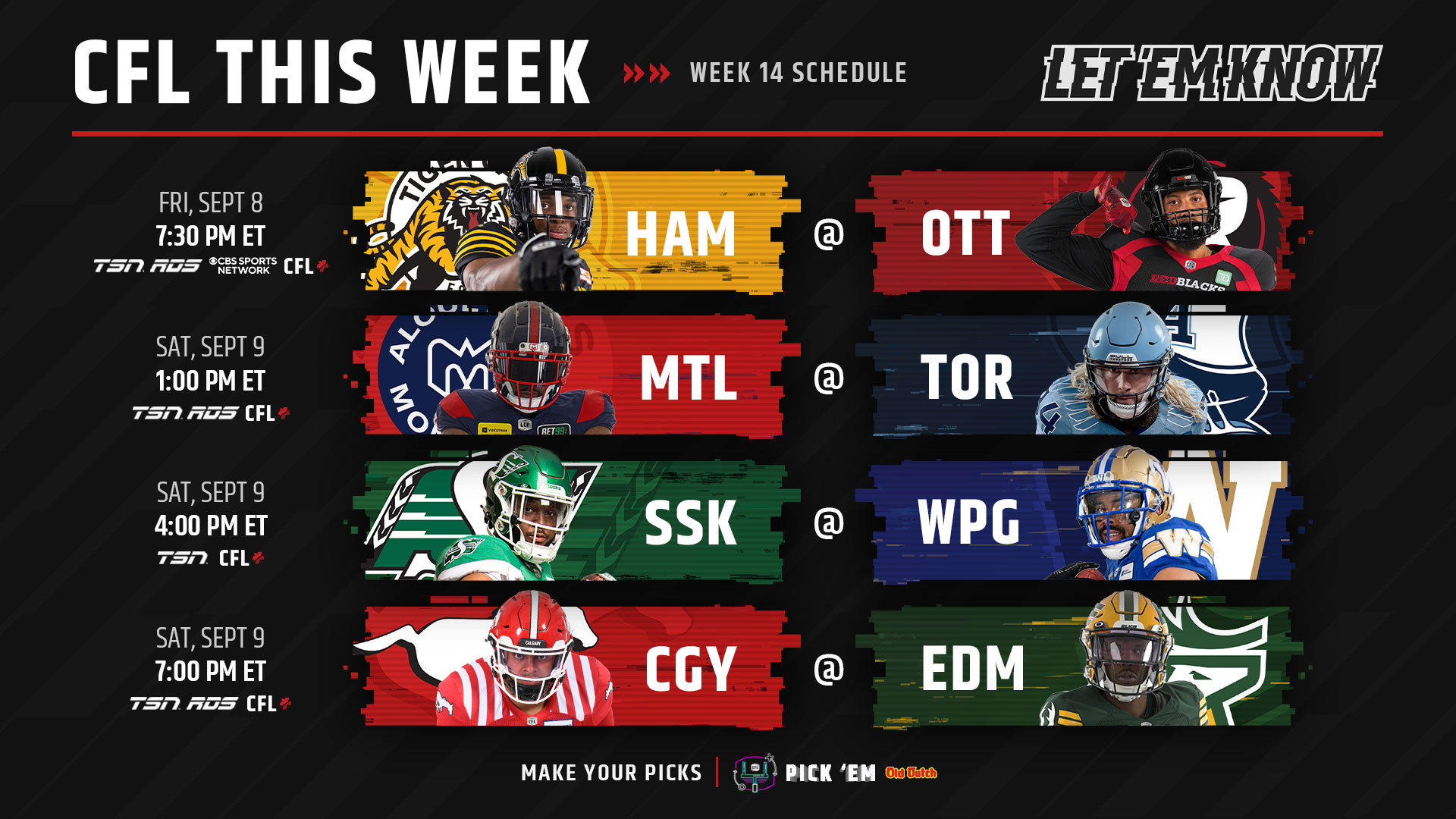 CFL Schedule Tiger-Cats vs REDBLACKS, Odds, CFL Live Stream Free, CFL Games Today (Friday, September 8)