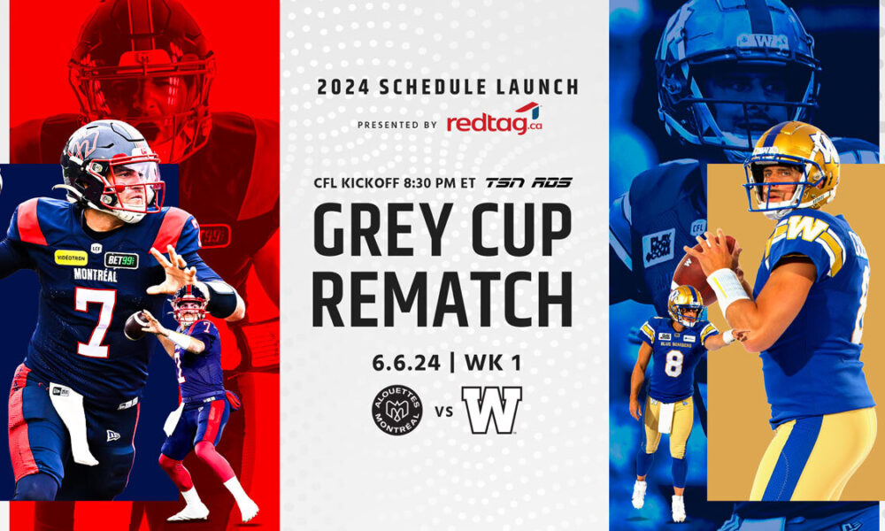 CFL 2024 Schedule Released Season Tickets on Sale & Key Dates Announced