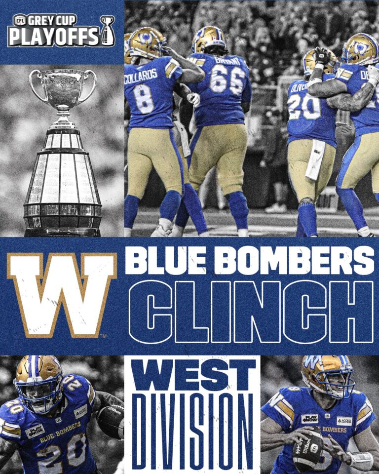 CFL Scores Today Winnipeg Blue Bombers 28, Montreal Alouettes 27