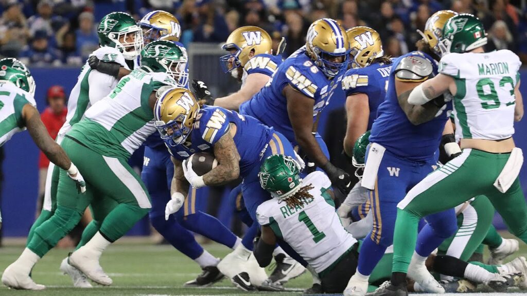 CFL Scores Today Winnipeg Blue Bombers 38, Saskatchewan Roughriders 22