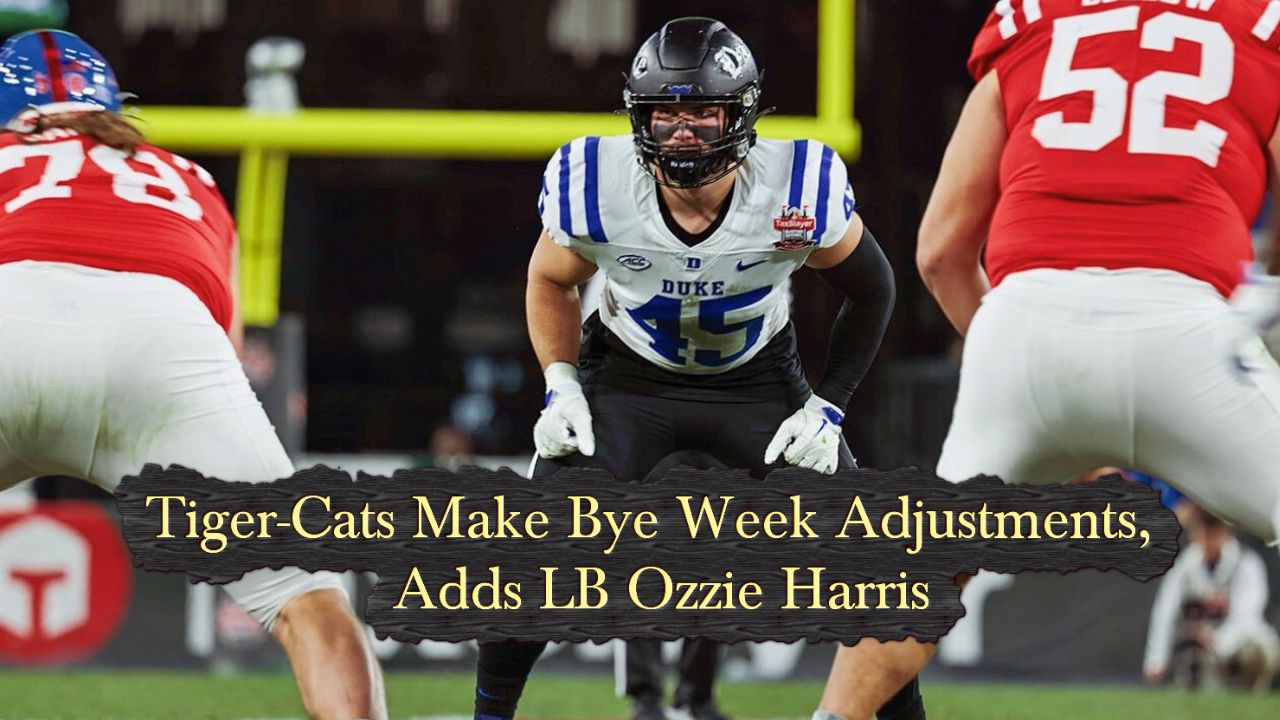 Tiger-Cats Add LB Ozzie Nicholas - CFL News Hub