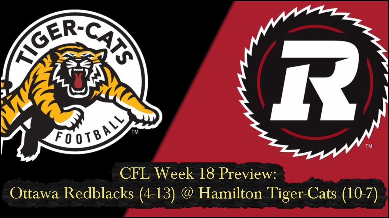 Ottawa at Hamilton Week 21 - CFL News Hub