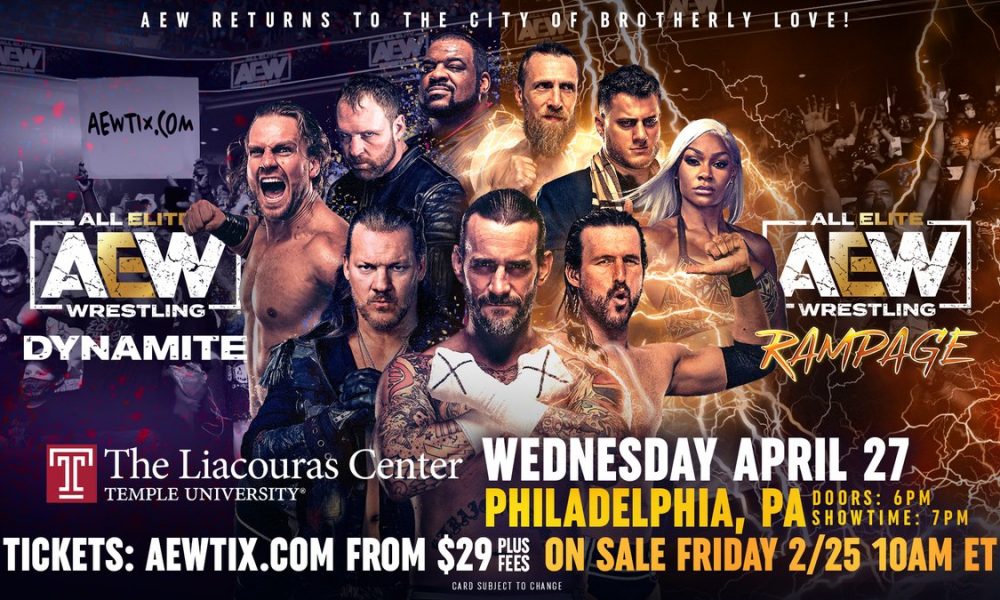 AEW Heading To Philadelphia, PA For Dynamite And Rampage