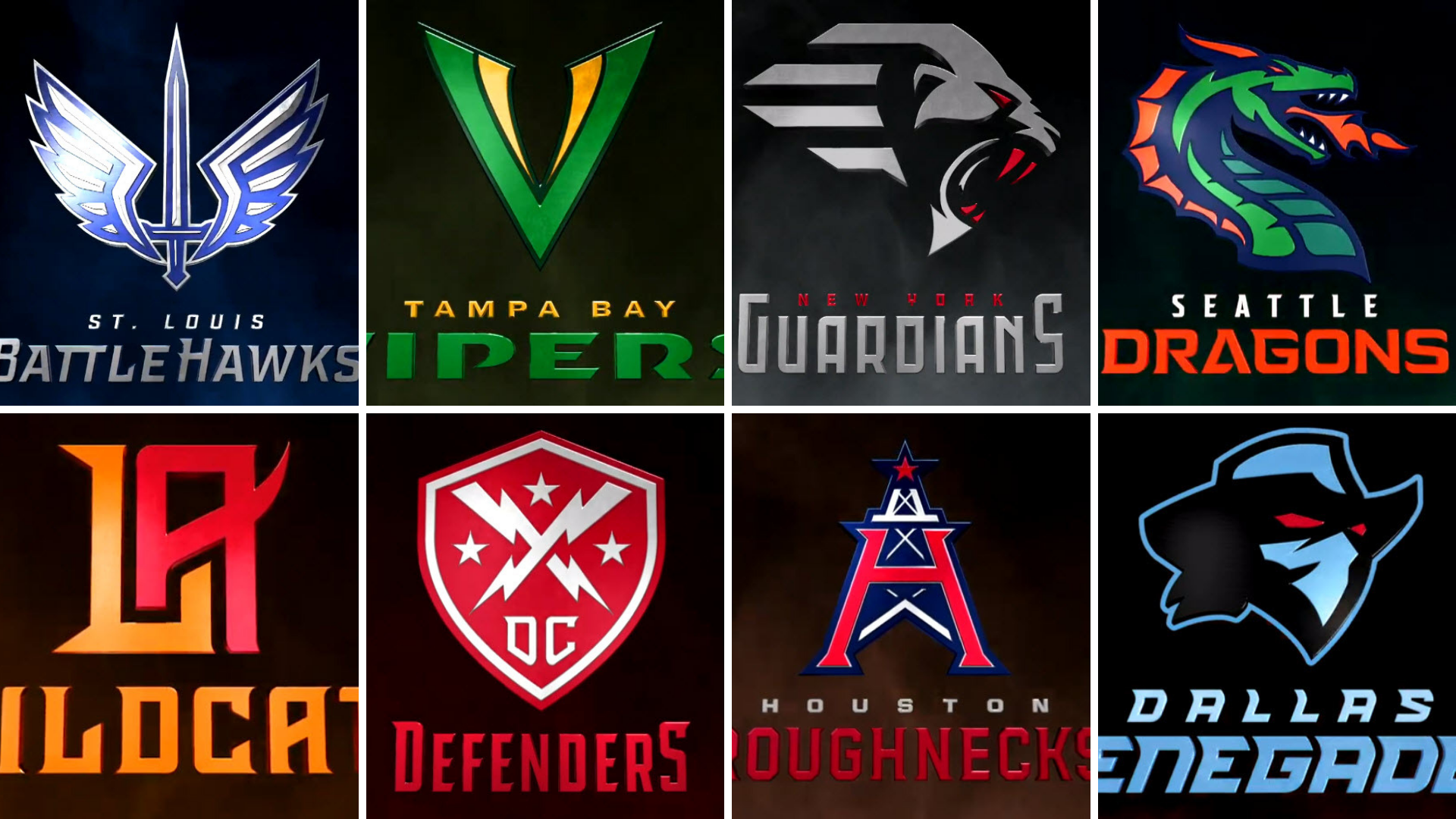 football team names and logos