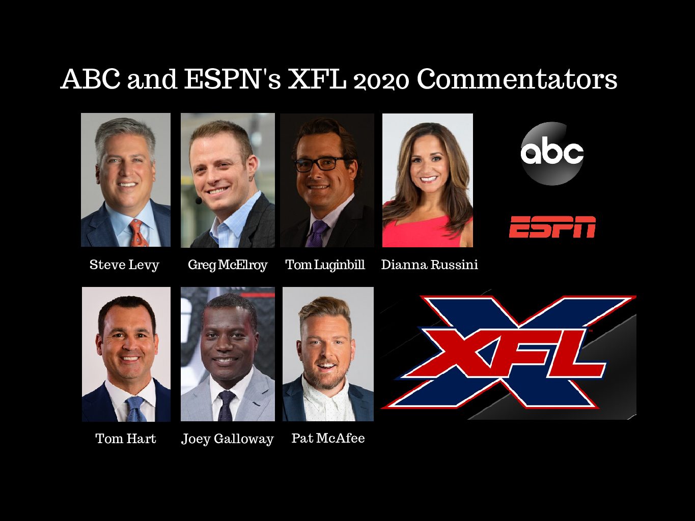 ESPN Reveals Commentator Teams for XFL 2023 Kickoff Season Led by  Platform's Signature College Football Voices - ESPN Press Room U.S.