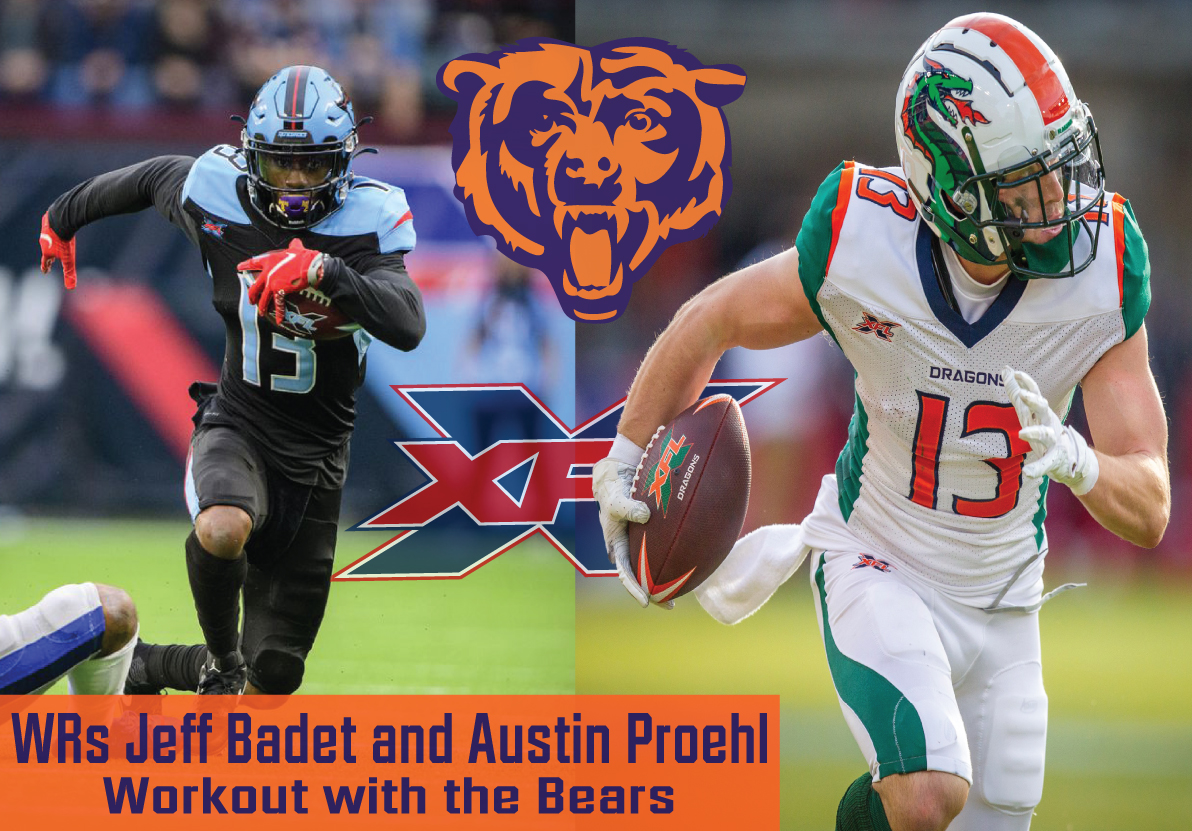 Badet and Proehl workout for Bears