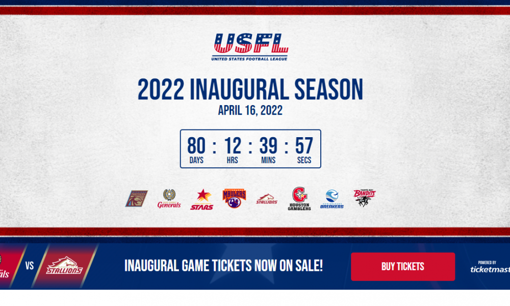 USFL Inaugural Game Tickets Now On Sale, Only 10 Each, Kids Free