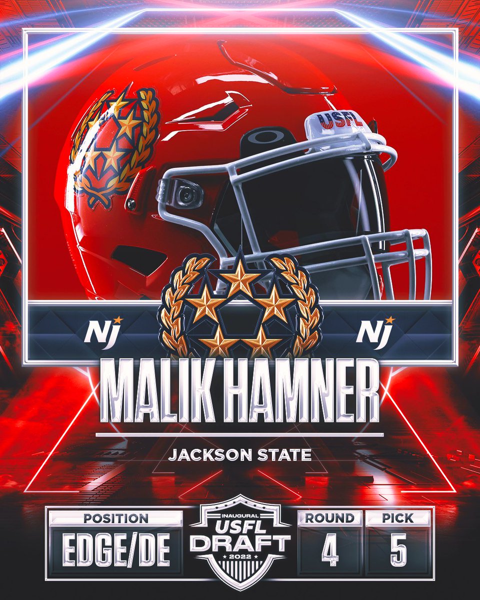 Malik Hamner Drafted by the New Jersey Generals