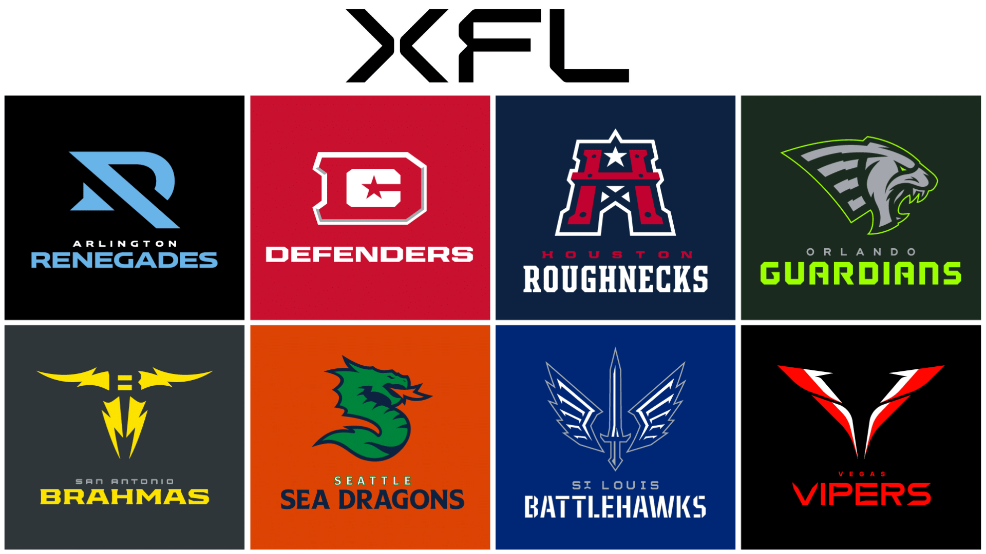 XFL Releases Team Names And Logos For 2023 Season