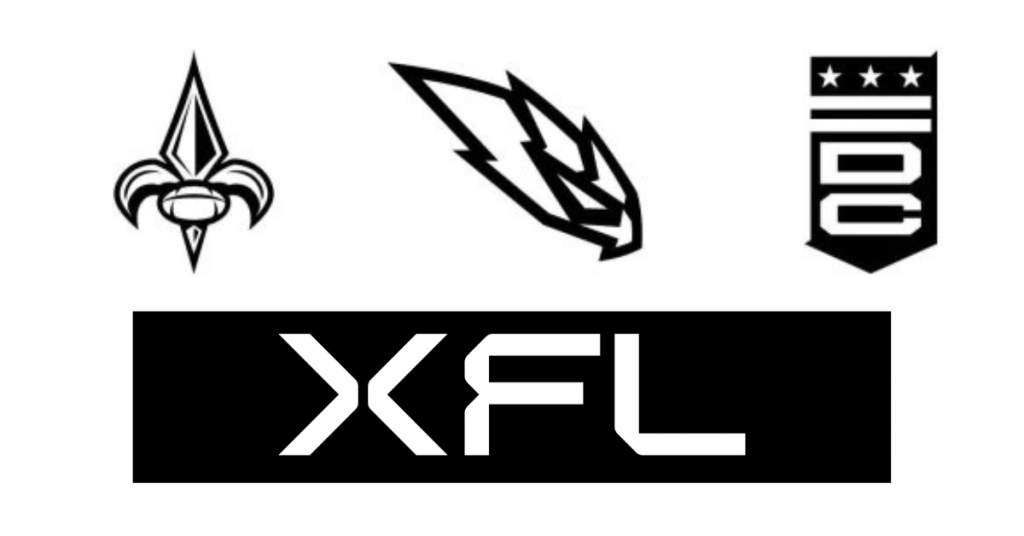 XFL Alternate Team Logos Appear On Trademark Sites