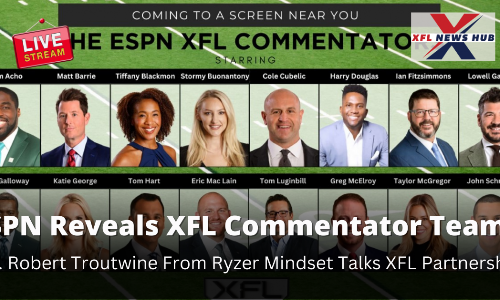 ESPN Reveals Commentator Teams for XFL 2023 Kickoff Season Led by  Platform's Signature College Football Voices - XFL News and Discussion