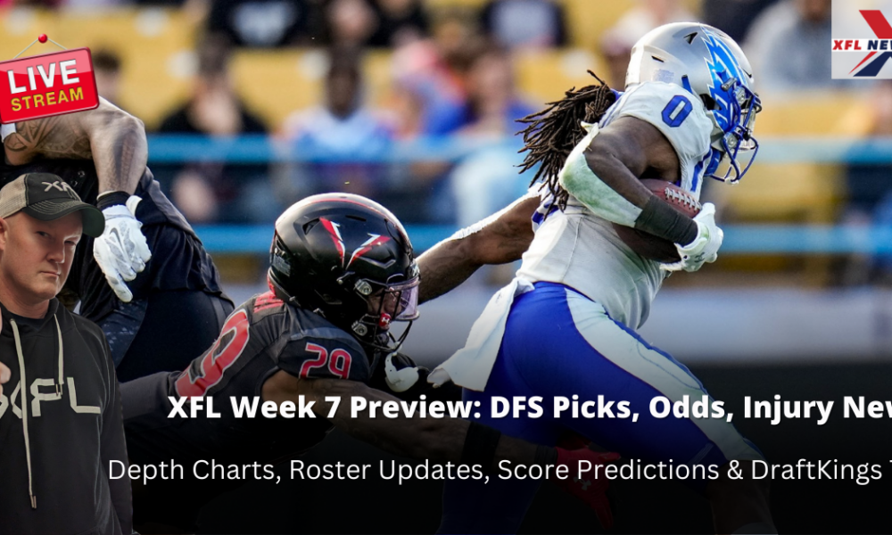 XFL Odds, Picks & Predictions - XFL Week 7