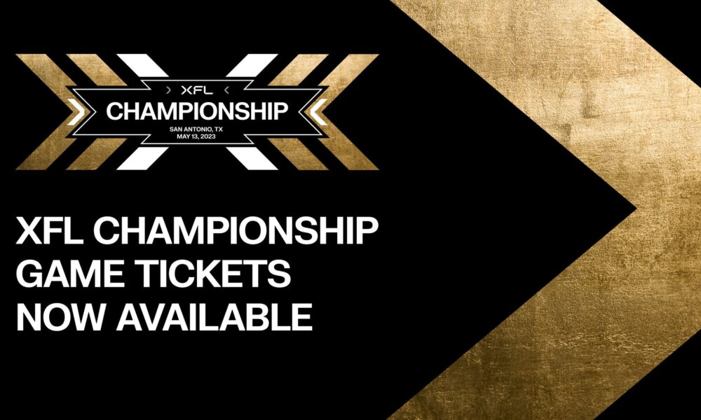 XFL Championship Game Tickets Now Available