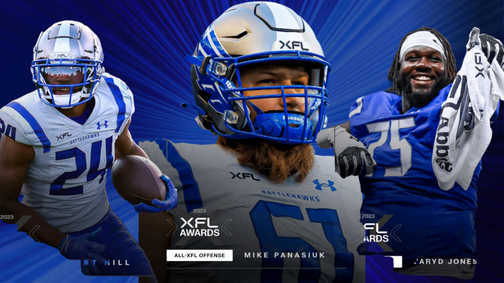 Six Battlehawks Named to 2023 AllXFL Team