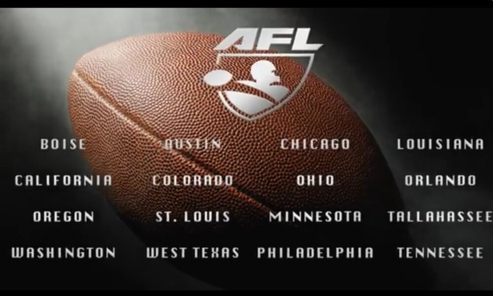 Arena Football League Unveils 2024 Relaunch Cities Will Past Glory Return   AFL Teams 2024 1000x600 